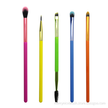 5PC Neon Eye Brush Set